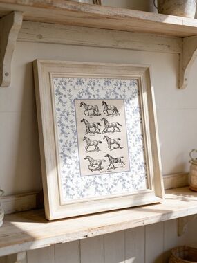 Framed Classic Horse Gaits Wall Art